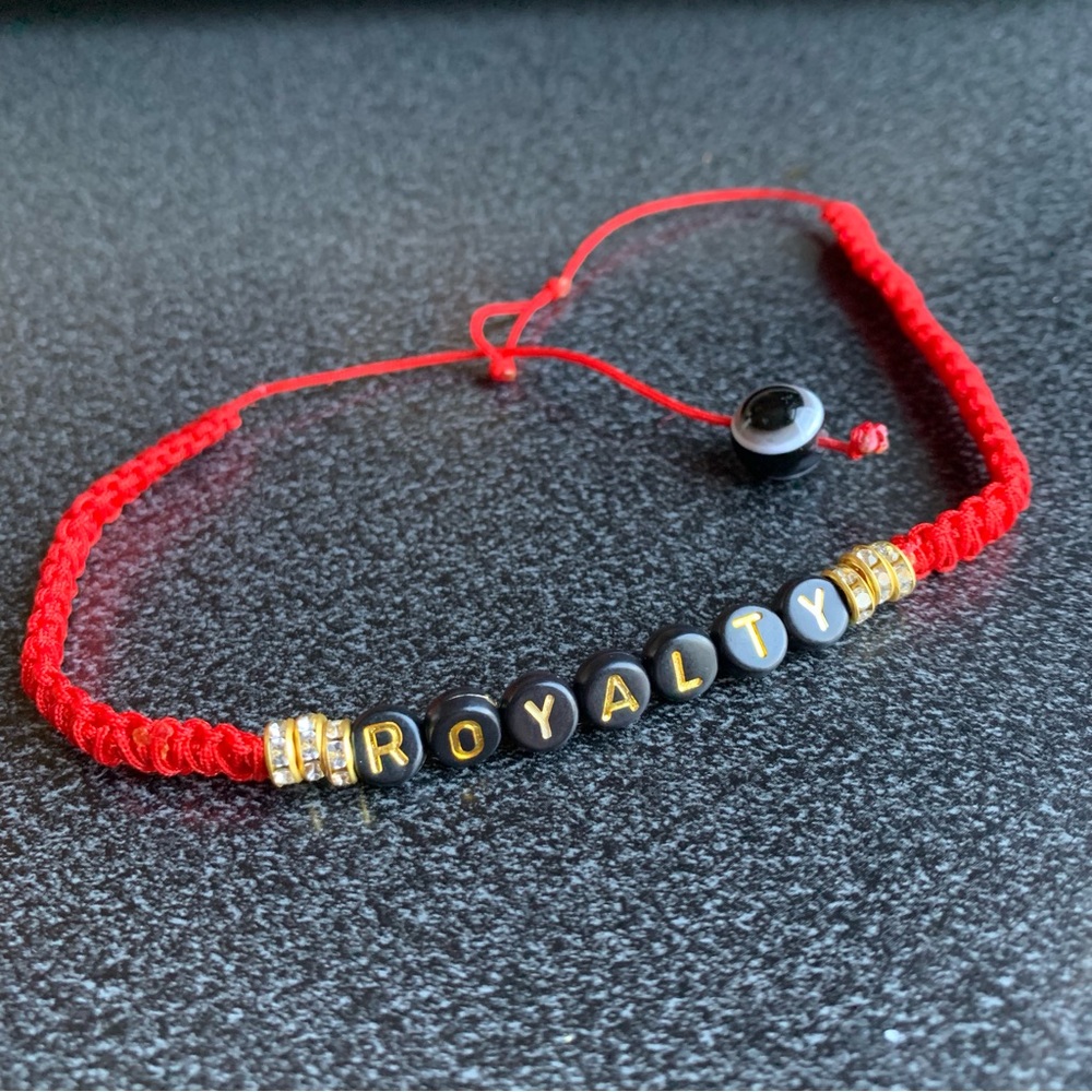 Red Royalty Evil Eye Choker